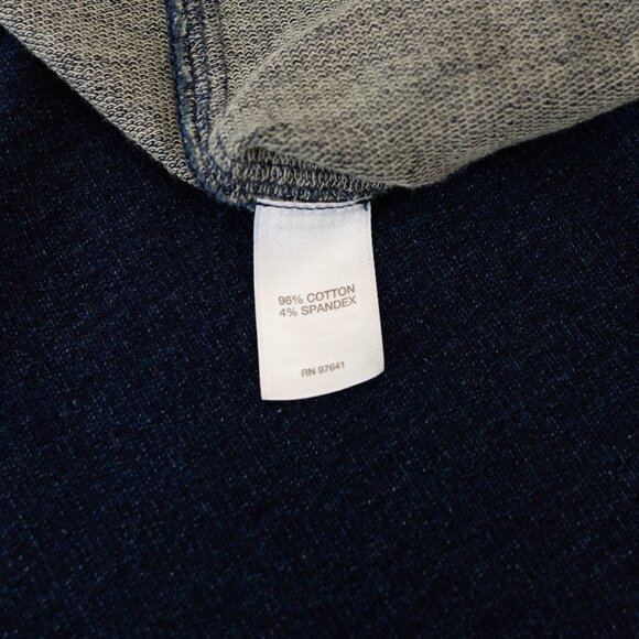 Pure Jill Indigo Pants Women's L Dark Blue Slim Leg Stretchy Casual Athleisure - Picture 3 of 7